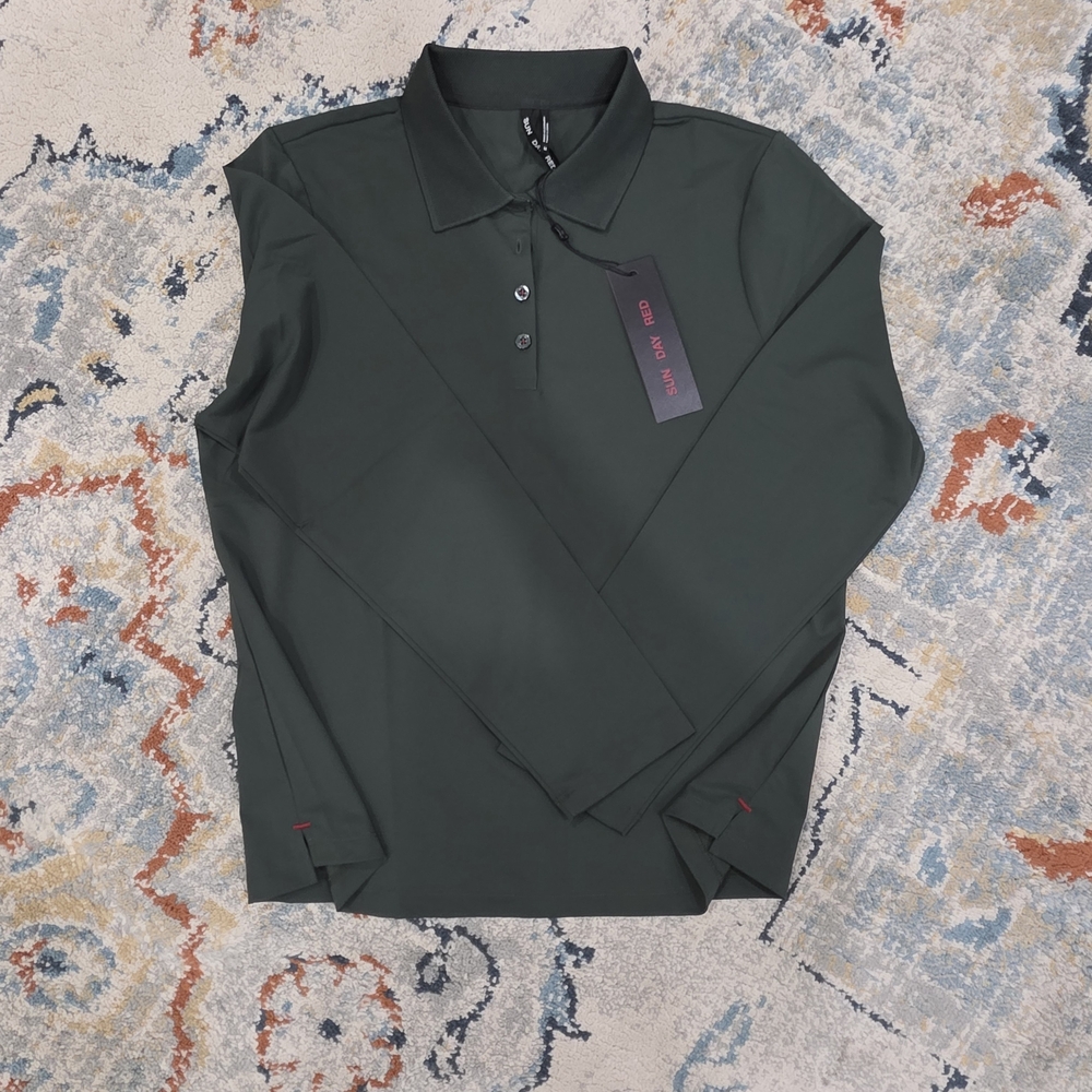 Women's Dark Green Polo Shirt